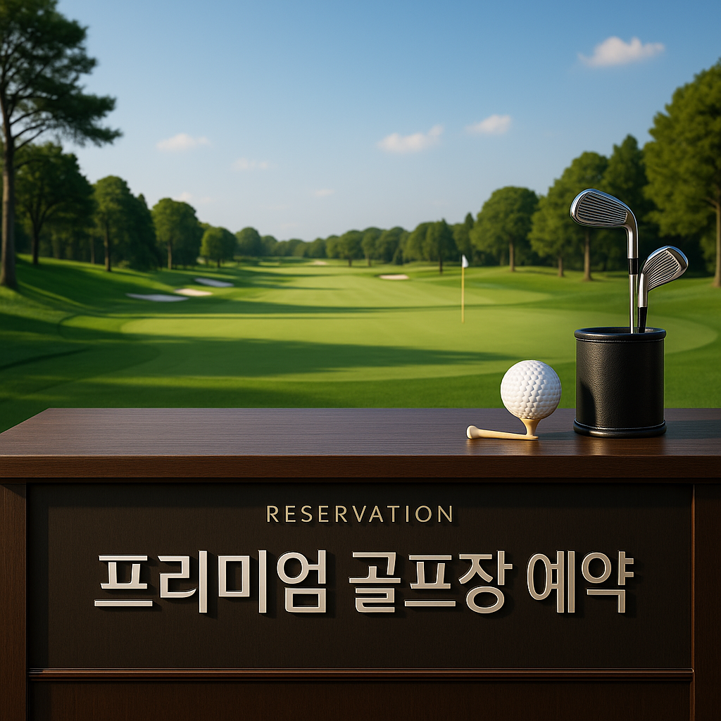 2025년 프리미엄 골프장 예약 완벽 가이드 – 고급 골프장 예약 꿀팁 총정리