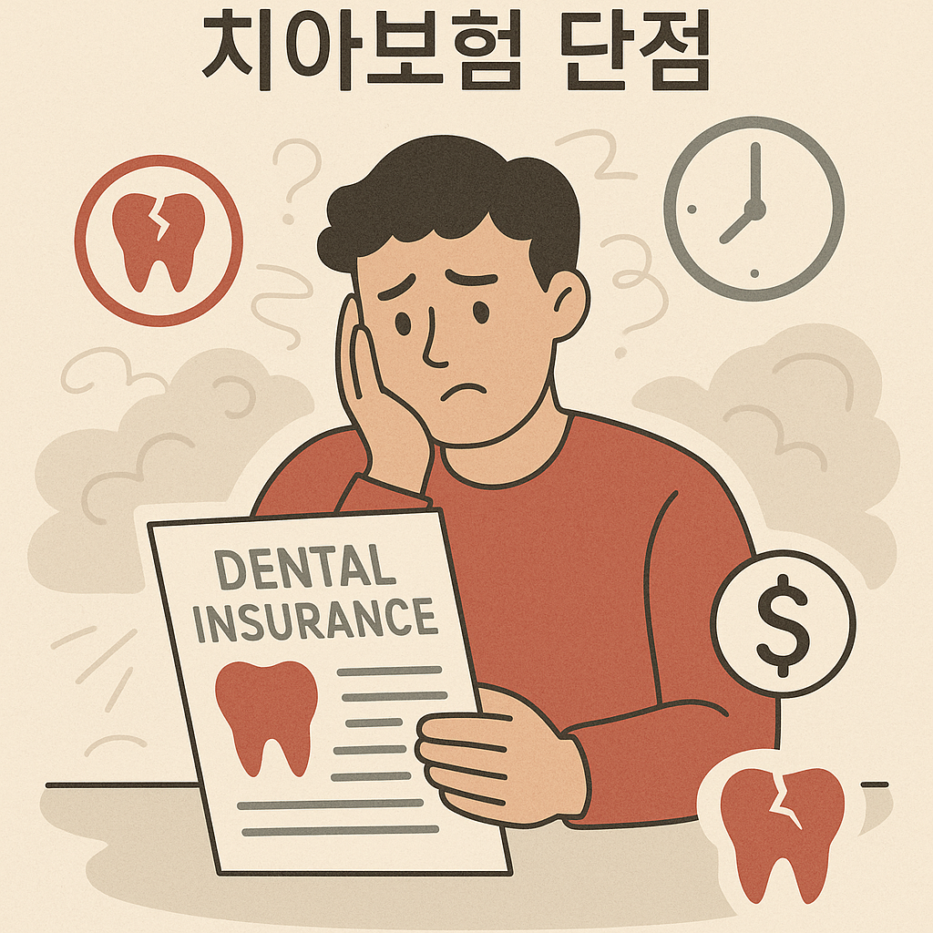 2025년 치아보험 단점 총정리 – 가입 전 꼭 알아야 할 핵심 포인트